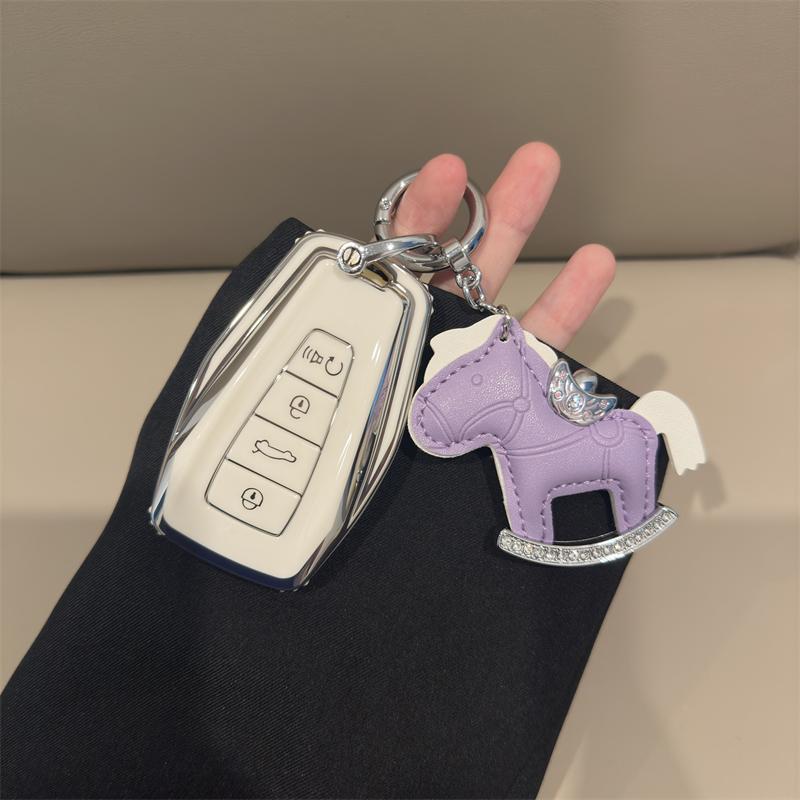 TPU Car Remote Key Case Cover Shell For Geely Coolray Boyue NL3 Atlas Emgrand X6 X7 EX7 GT GC9 Borui Protect Keyless Fob