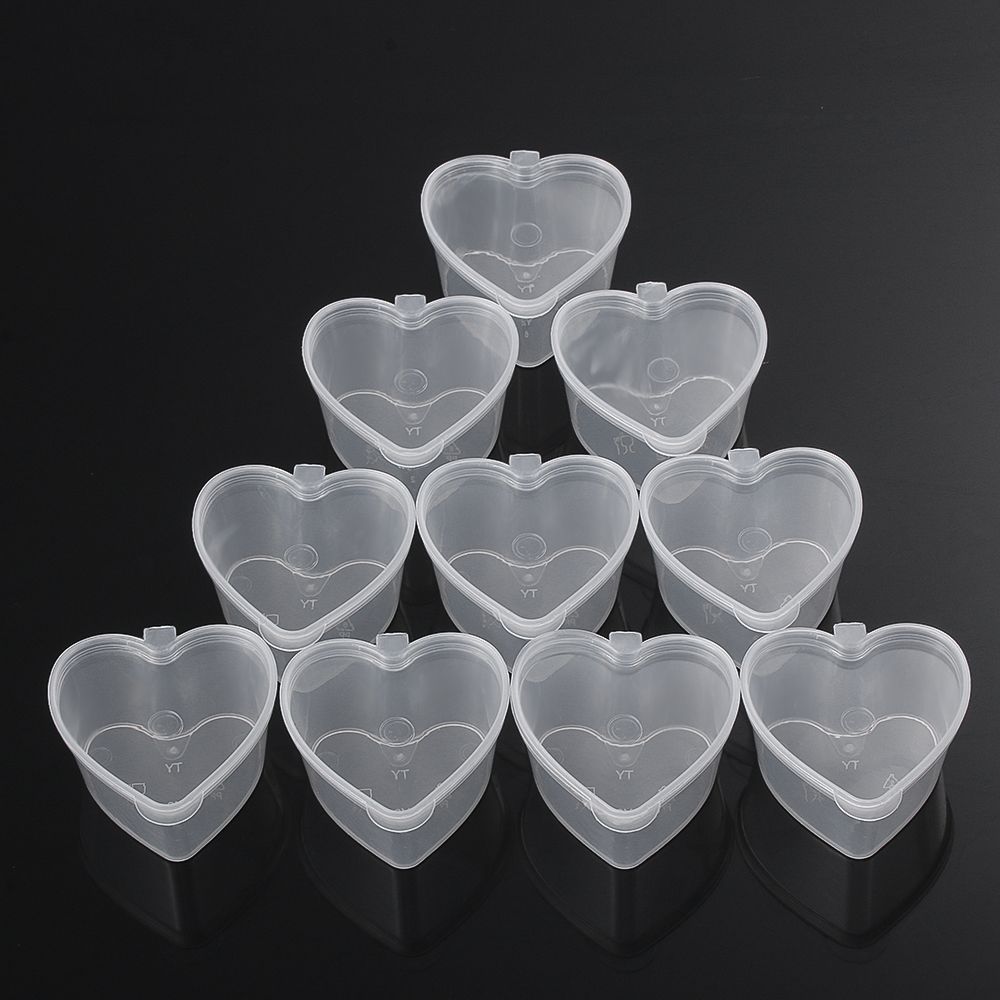 25Pcs Reusable Takeaway Plastic Food Containers Sauce Cup Palette Pigment Paint Box