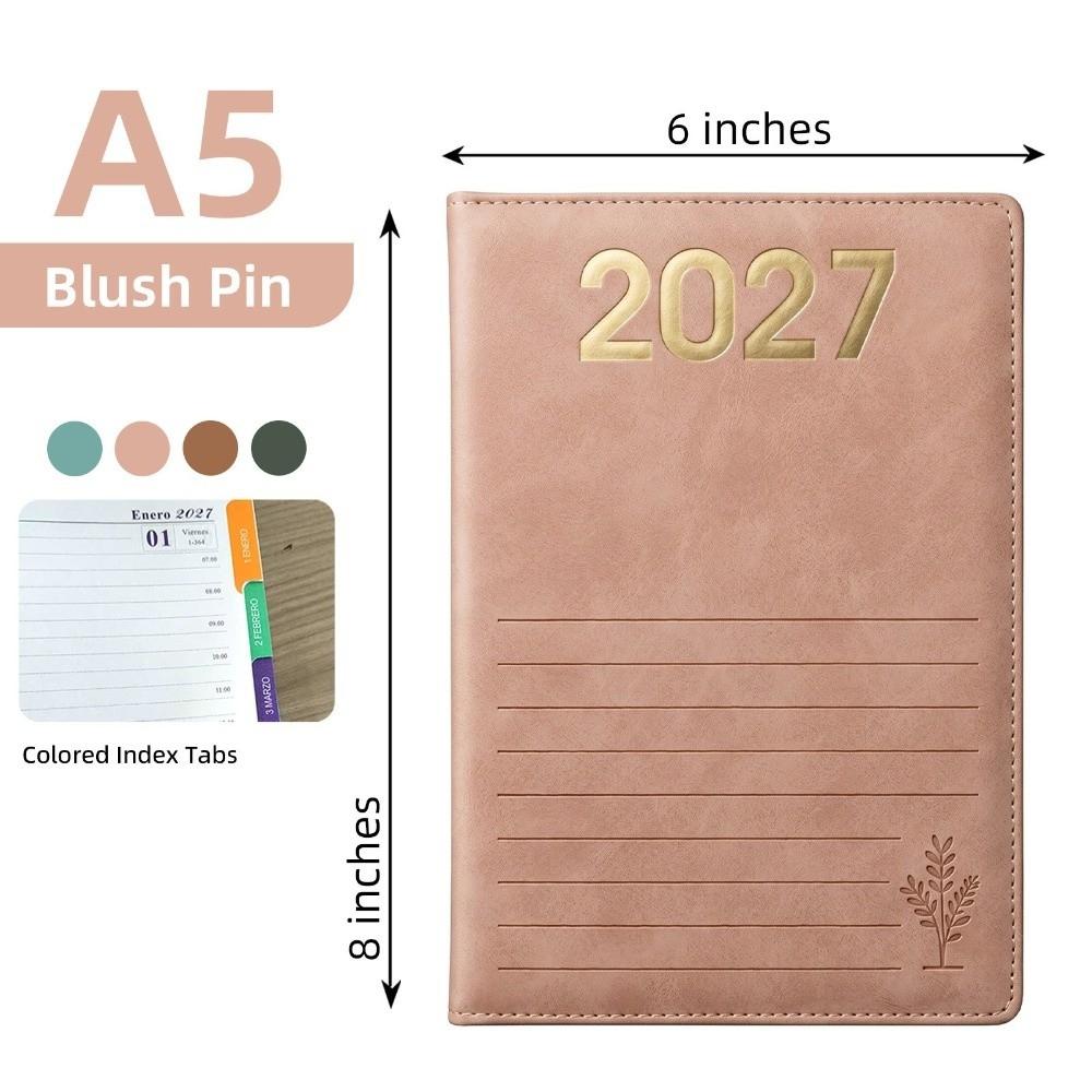 A5 Daily Schedule Planner Habit Tracker Calendar Notebook 2027 Schedule Planner Business Planning