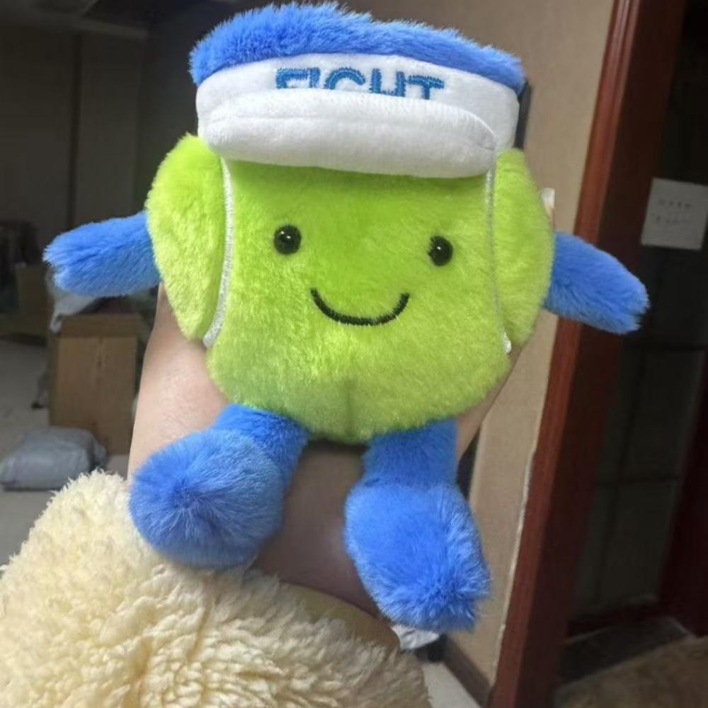 Бадминтон Бейсбол Теннис Плюшевые игрушки с ногами Улыбающееся выражение лица Подвеска в виде мяча Детские куклы Подарки на день рождения