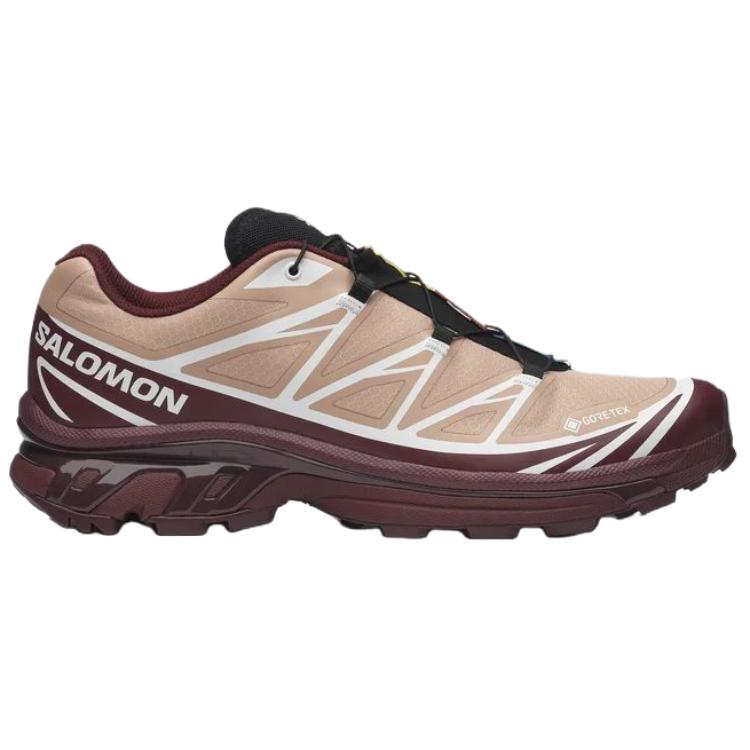 SALOMON Кроссовки унисекс XT-6 GORE-TEX Mahogany Rose Розовые Коричнево-Портвейновые Черные L47863700