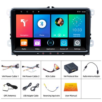 Автомобильный радиоприемник Android 11 Carplay, авторадио, мультимедийный плеер, GPS-навигация для VW Passat 6 7 CC Polo GOLF 5 6 Touran