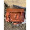 Handmade Goat Leather Messenger Bag: Laptop Satchel Briefcase