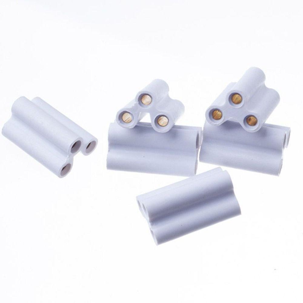 100/50/30/20/10 Pcs 20.5MM 3 Hole Hard Joint Connector Double End LED Lamp Connector