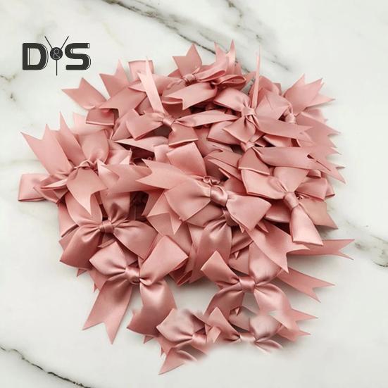 50 шт. бантов из атласной ленты 3,3 дюйма банты для поделок для упаковки подарков свадебного декора шитья скрапбукинга своими руками поделки аксессуары для волос