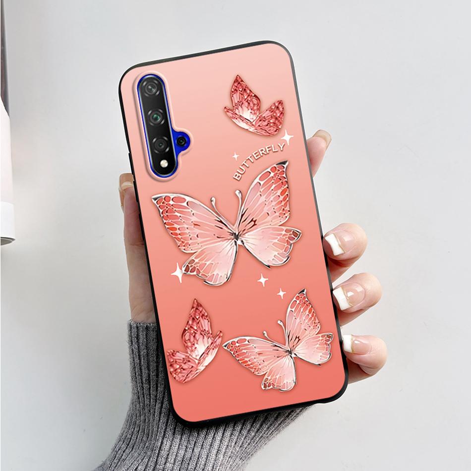 For Huawei Nova 5T Case Honor 20 YAL-L21 Cartoon Frog Cover Soft Silicone Phone Case For Huawei Nova 5T Nova5T Honor20 Fundas