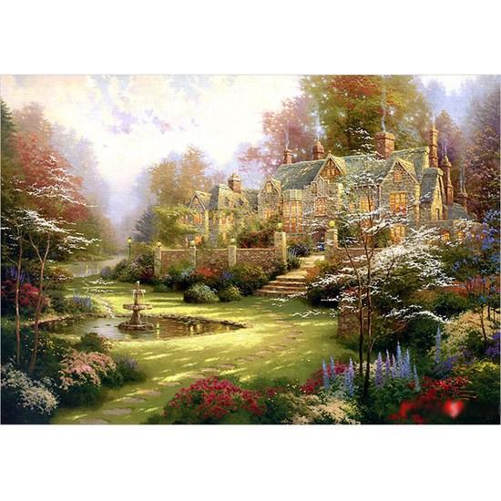 Puzzle Life Garden At the Spring Threshold 1000 Pieces, Korean Popular Puzzles