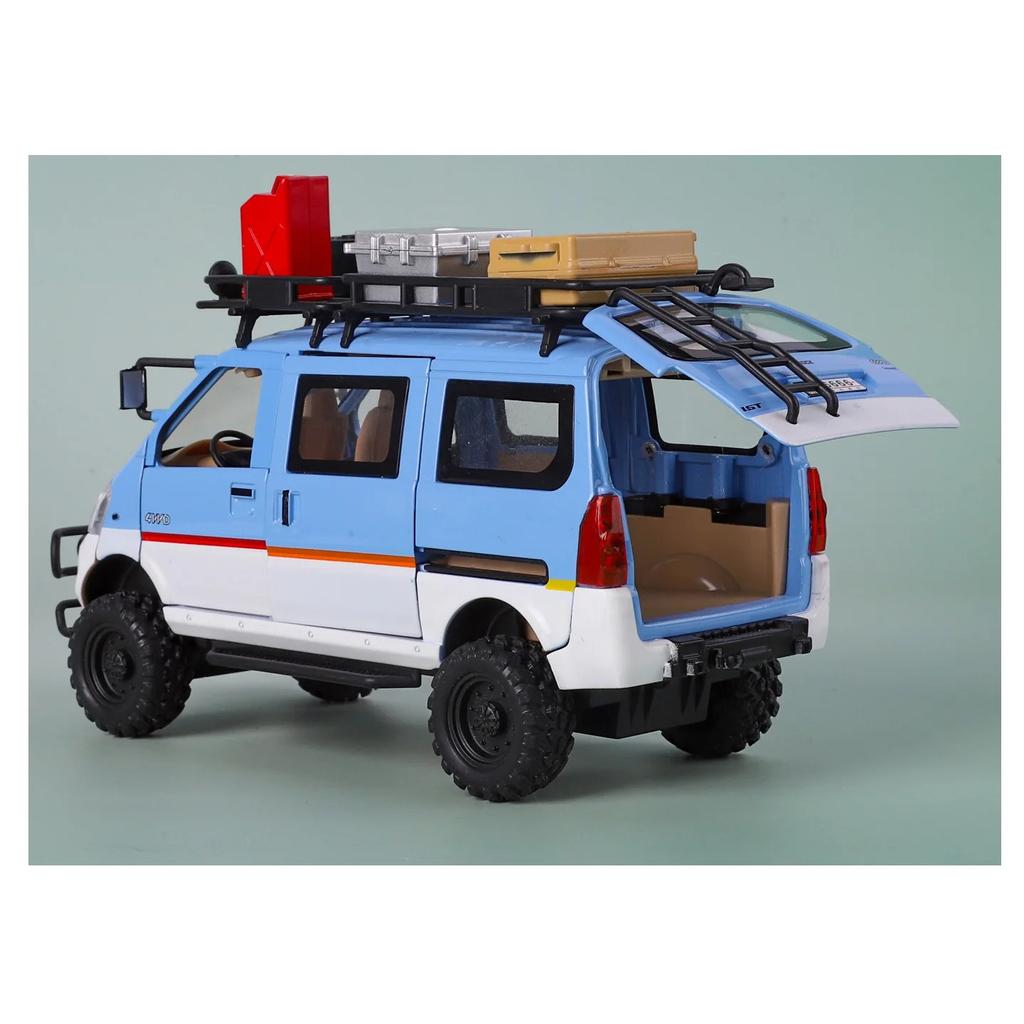 1/24 Wuling Внедорожная Версия Грузовик из Сплава Модель Литьевой Металл Модифицированные Внедорожники Модель Автомобиля Звук и Свет Детская Игрушка Подарок