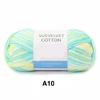 Crochet Yarn Knitting Cotton Yarn for DIY Hats Sweater Scarf Handcrafts Yarn Gradient Color Yarn for Crocheting Knitting