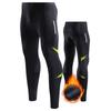 Riding Pants Men"s Cycling Pants with Plush Warmth 3D Padding Sweat-Wicking Breathable for Winter