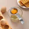 Нержавеющая сталь Фильтр для отделения желтка от белка Яичное сито Инструмент для яиц Разделитель желтков Для выпечки