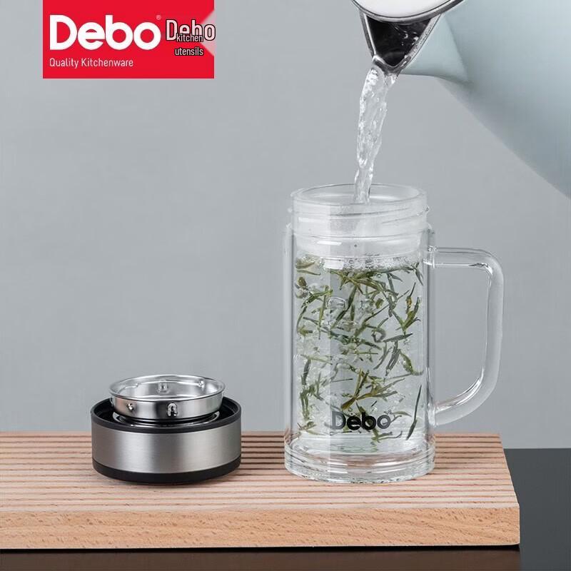 Debo Pascal Double-Walled Glass Mug