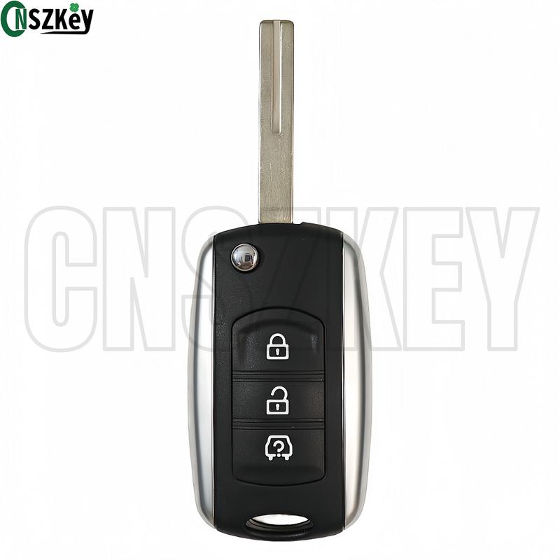CNSZKEY Оригинальный складной корпус ключа для Dongfeng DFSK 560 580 3 кнопки Новый корпус автомобильного пульта дистанционного управления с неразрезанным лезвием