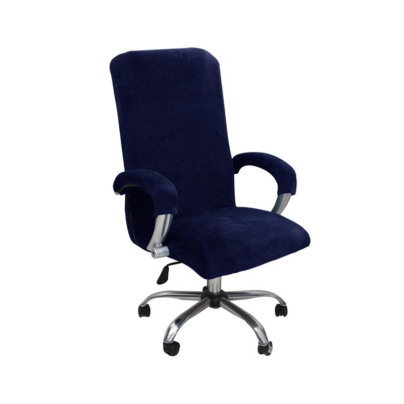 Ultra Soft Velvet Gaming Chair Cover With Armrest Covers For Home Office Computer Swivel Seat Furniture Protector