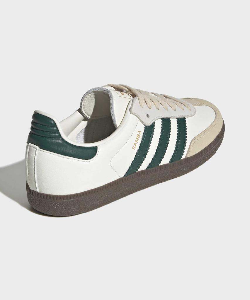 adidas Самба Ог - Белый:Зеленый / Jr8843