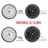3H/3.8H Original NH36A Movement for SKX Watch Mod Replacement Parts Double Week Calendar Black Datewheel Repair Tool Kit