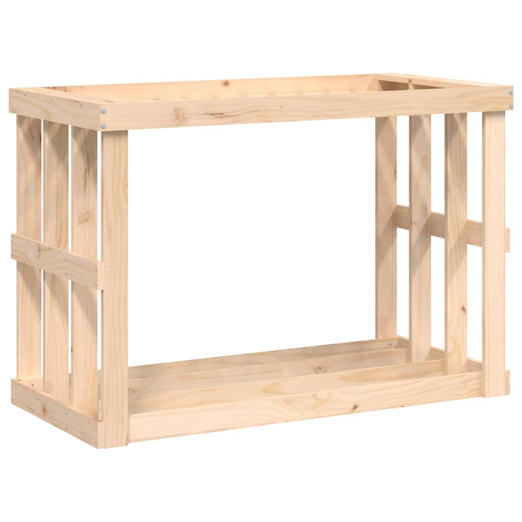 vidaXL Outdoor-Kaminholzregal 108x52x74 cm Massivholz Kiefer