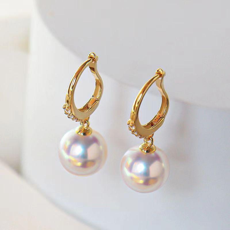 Подвеска Белый жемчуг Модные серьги Аксессуары Бусины россыпью 5/10 шт 4-16 мм Жемчужное ожерелье Материалы Имитация жемчуга DIY Изготовление ювелирных изделий бусины