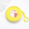 Cartoon Plush Coin Purse Girls Children Small Wallet Kid Zipper Change Money Bag Mini Headphone Key Bag Keychain Pendant Pouch