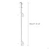 House Flag Pole Kit Portable Simple Flagpole for Store Commercial Garden