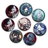 32/44/58mm Super Popular Game Anime Genshin Impact Badge Cartoon Style Brooches On Backpack Clothes Handmade Round Pins for Jewelry