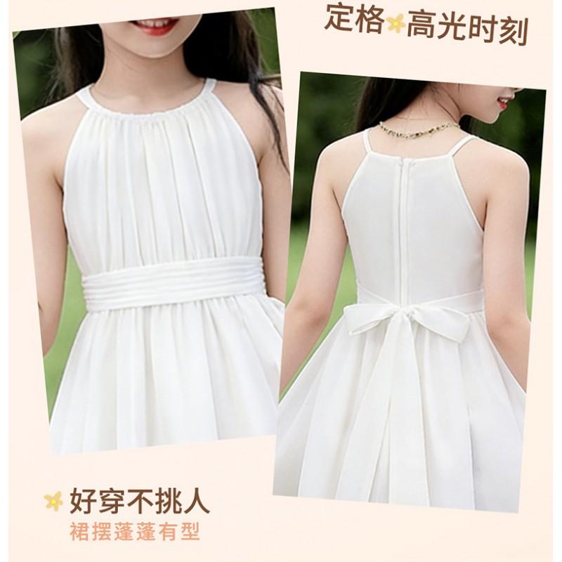 Girls White Dress 2026 Holiday Princess Kids Over 4 Y.O.