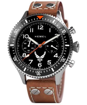 Мужские часы USAF Special Edition Special Black с циферблатом Super-LumiNova C3 Quartz HFUSAF1-01 100M