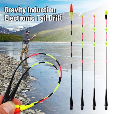 1 шт., супер яркий светодиодный умный поплавок для рыбалки, светящийся поплавок для ночной рыбалки, аккумулятор cr425