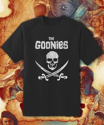 Goonies Череп с костями Ретро Футболка Молодежная M - Взрослая 6XL Быстрая доставка! Футболка Unisex