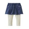 MIKIHOUSE HOT BISCUITS Skirted Pants for Boys and Girls, Navy Blue, 80cm, 73-3205-495