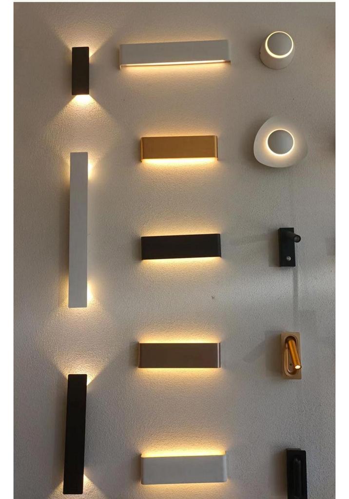 Outdoor Waterproof LED Up/Down Wall Light - Modern Minimalist for Courtyard, Hallway, Stairs, or Pillar