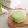 1Pc Circular Soap Box Creative Pp Waterproof Sealed Portable Soap Box Cover Drainage Soap Rack Supplies