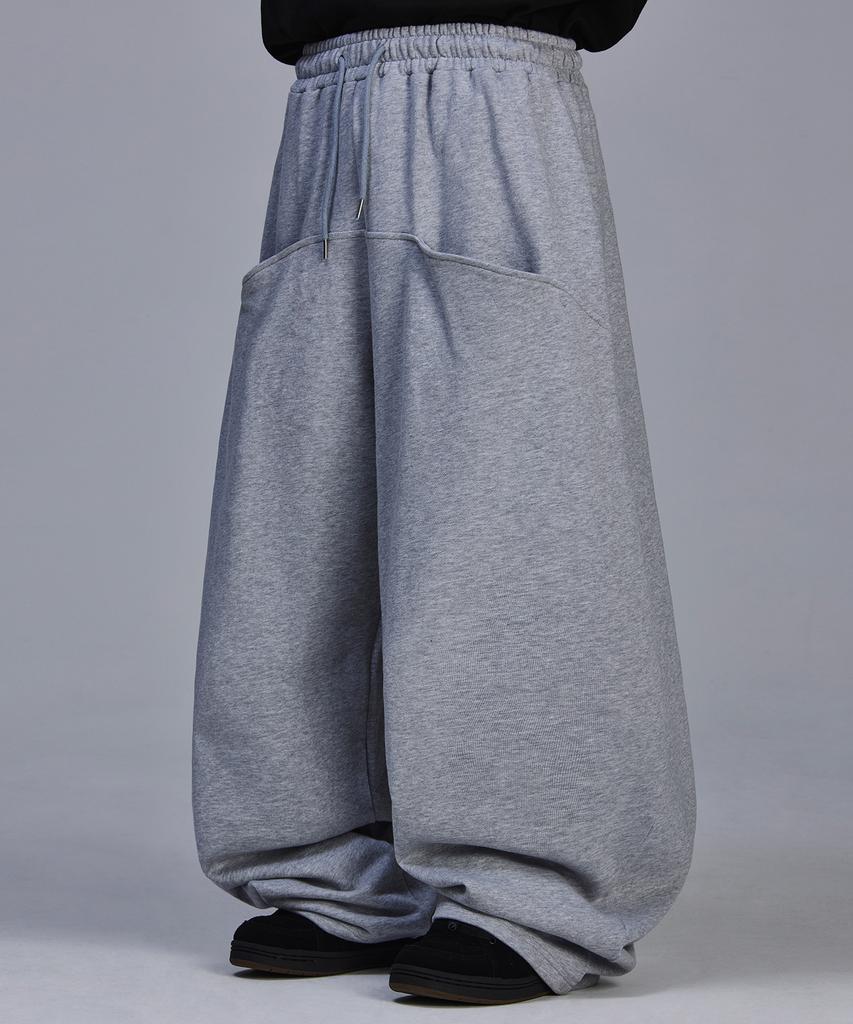 SCALLYWAG Back Pocket Eyelet Sweatpants [Grey]