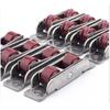 4 Pcs Sliding Window Nylon Pulley Silent Steel Slot Wheel Wear Resistant Durable Sliding Door Replacement Hardware Fittings