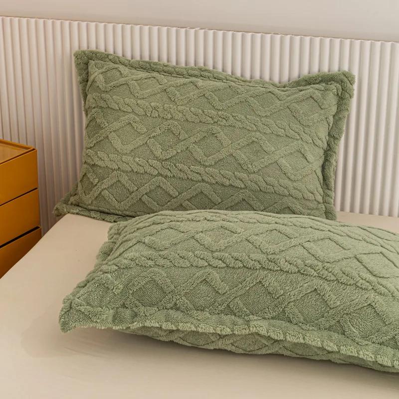 2 шт. Зимние мягкие теплые утолщенные наволочки с бабочками из жаккардового бархата, наволочки 48x74 см для дивана, домашнего декора, наволочки