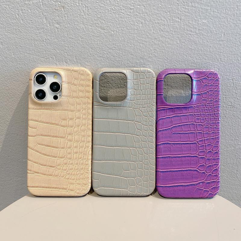 Текстура крокодиловой кожи подходит для чехлов для телефонов Apple 16promax, IPhone15 High-end 14 противоударный 13 роскошные мужские кожаные чехлы