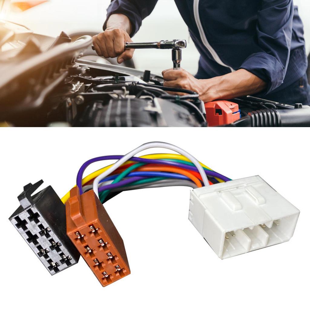 Адаптер для подключения стереосистемы 14-контактный к звуковому кабелю для автомобильных звуковых систем, любителей музыки, чистая передача звука