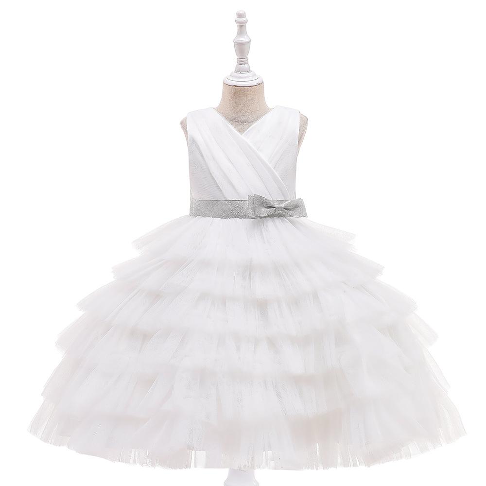 Летние нарядные платья для девочек 3-7 лет, Vestidos, пышное бальное платье, розовое платье принцессы на день рождения, платья с цветочным узором для девочек на свадьбу, детская одежда