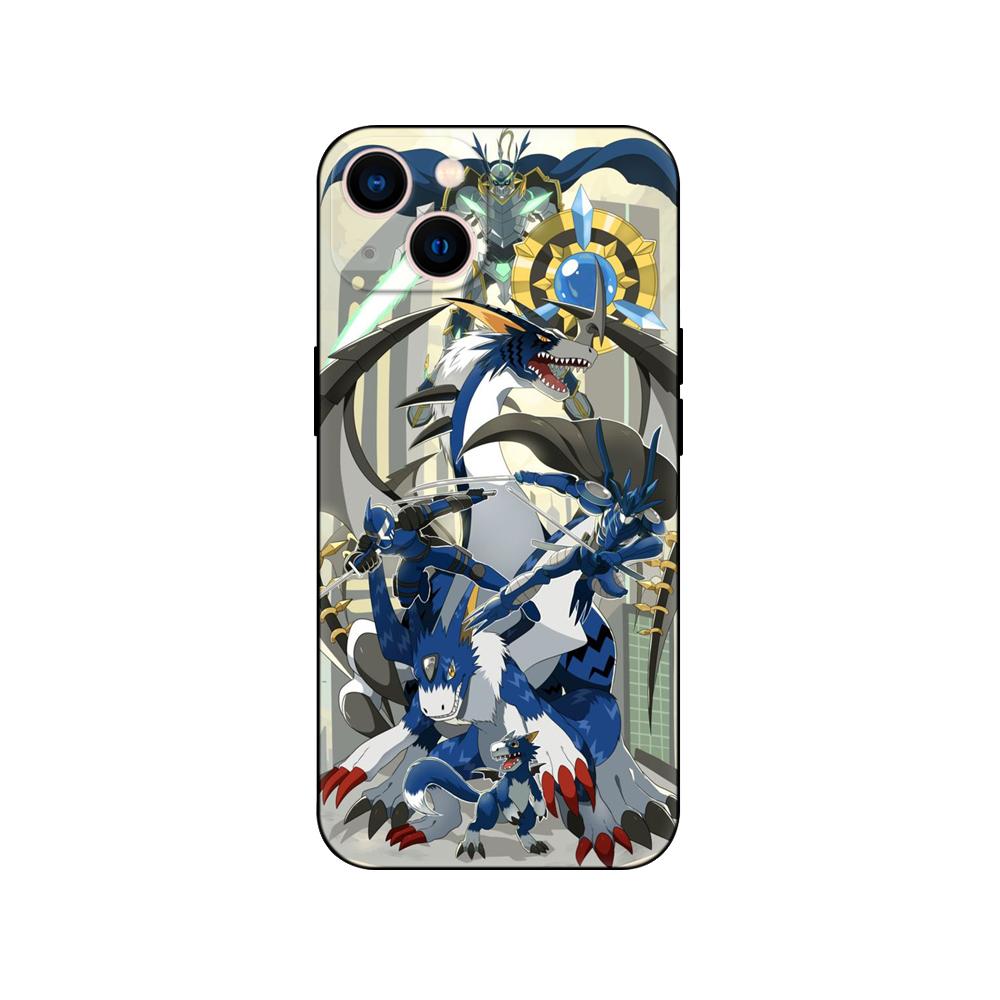 Black Tpu Case For Samsung Galaxy M53 M13 M62 A12 A22 A32 A42 A52 A72 4g 5g A20S Back Cover Digimon Dinosaur Anime