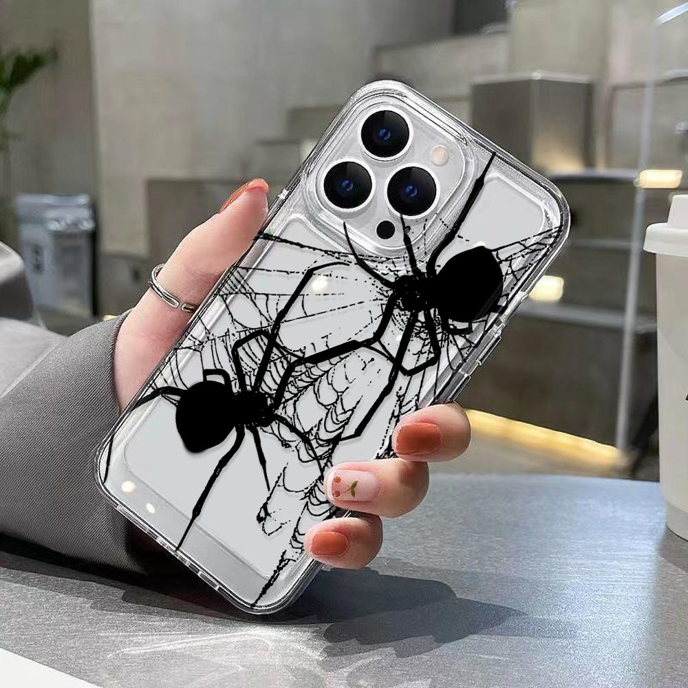 Чехол для телефона с рисунком паука для iPhone 11 Cases iPhone 11 13 15 Pro Max 14 Plus 12 XR X Xs 7 8 15pro 13pro Силиконовые чехлы