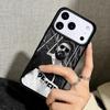 Чехол Case для iPhone 17 Air 16 Pro Max 15 Plus 11 13 Mini 14 12 Задняя крышка телефона Мияги и Энди Панда