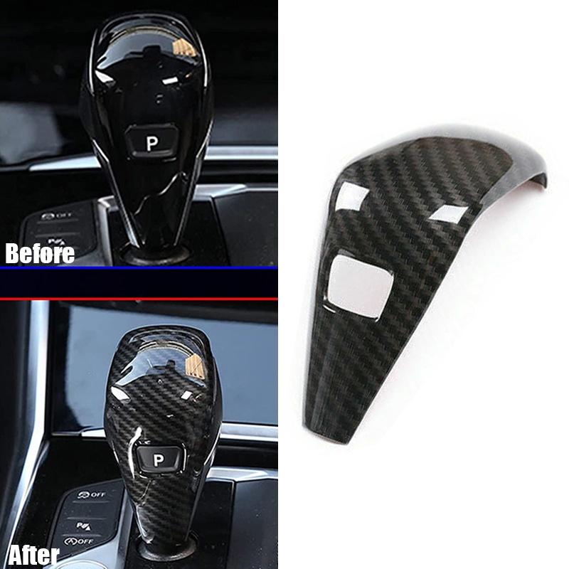 Накладка на ручку переключения передач автомобиля, крышка ручки, наклейки под карбон для BMW 3 серии G20 G28 2020 2021 2022 2023 ABS аксессуары