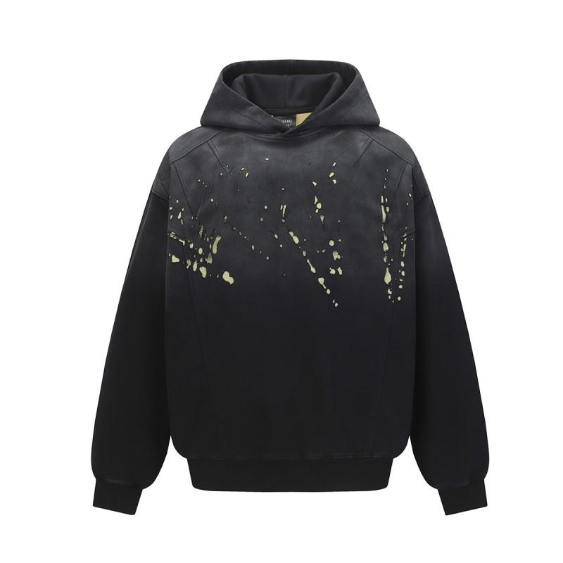 Mens 2025 American Street Style Hoodie Loose Fit Hip Hop Sweatshirt