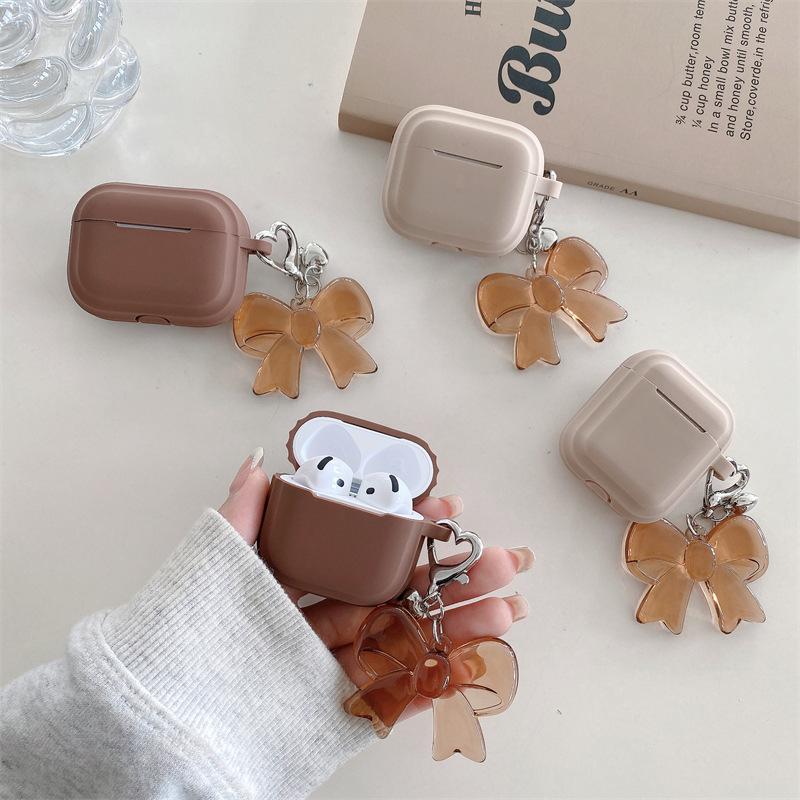 Ins Korean bow for AirPods pro1 generation protective case 1 generation pro1 generation apple bluetooth headset case