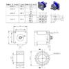 42mm Stepper Motor Planetary Gear Reducer Input Shaft 5mm Suitable for Nema17 Stepper Motor 36mm Planetary Gear Reducer Gearbox