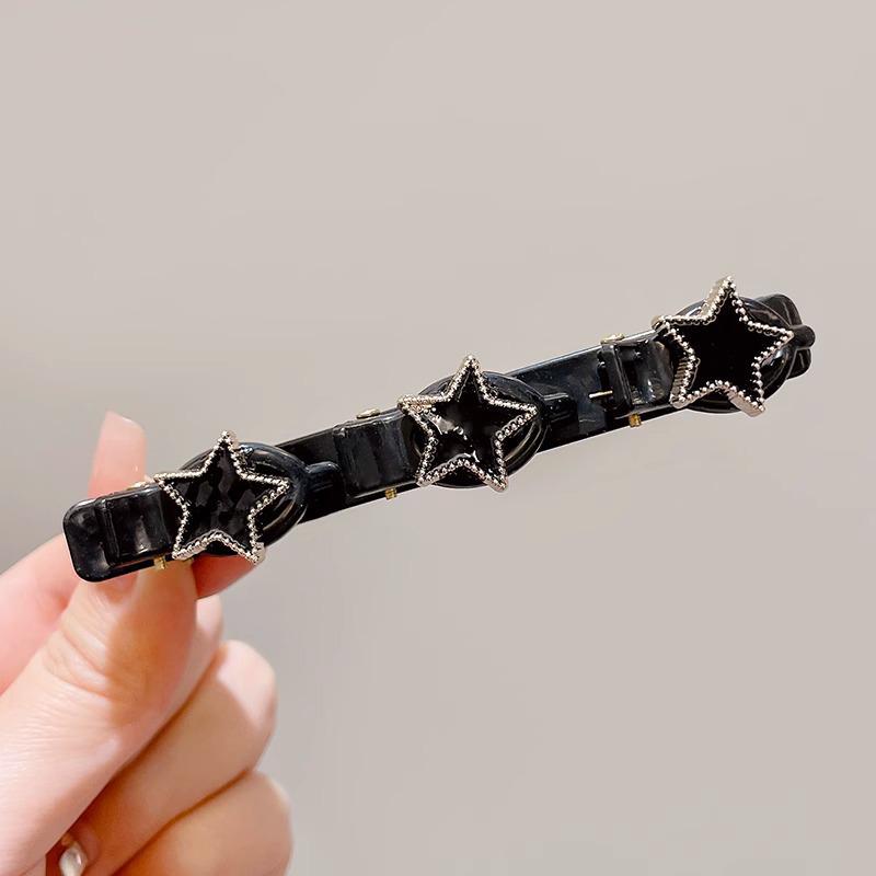 Осенне-зимняя заколка для волос «Кофе»: Женские бесшовные клипсы-уточки, BB и для челки