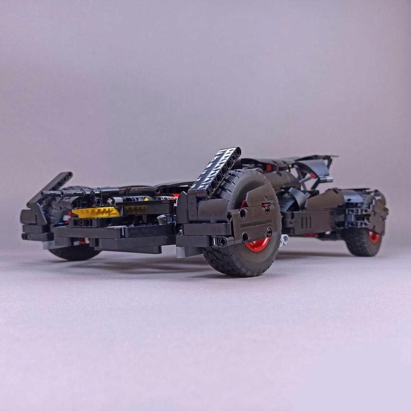 897 деталей MOC Бэтмобиль из BvS Техническая модель Строительные блоки Конструктор Рождественские подарки Игрушка Креативная DIY Идея Сборка Детские игрушки