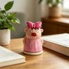 Коробка для зубочисток с пылезащитной крышкой-поросенком, большая емкость, гигиеничный контейнер для хранения, влагостойкая, милый дизайн поросенка, держатель для зубочисток