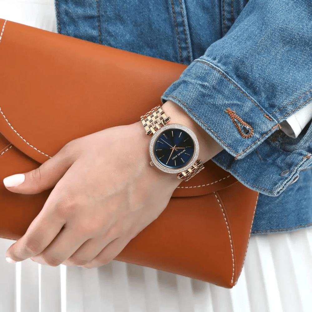 Michael Kors MK3406 Darci Женские часы с синим циферблатом