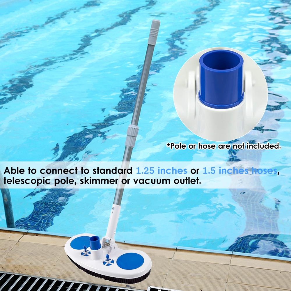 13.5-Inch Pool Vacuum Head Inground Above Ground Vinyl Pool Vacuum Brush Head Spa Vacuum Attachment